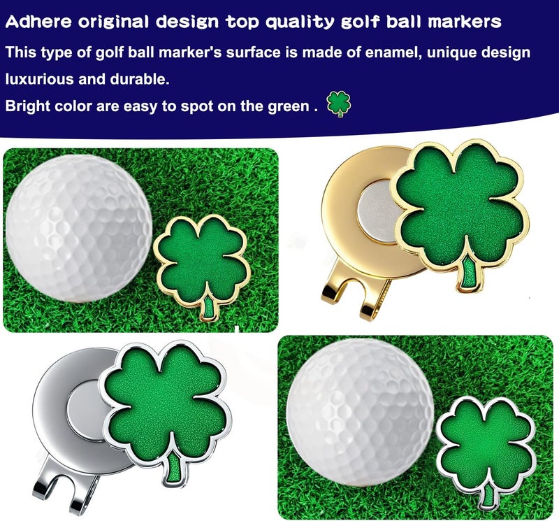 Adhere Golf Ball Markers Personlized Logo Enamel with A Strong Magnetic Hat Clips A Premium Golf Gifts for Golfer - Image 4